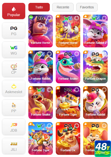 Experiência de Jogos 48t.com